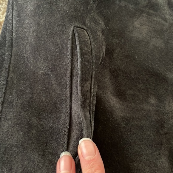 Blank NYC Free People Dark Gray Suede Mini Skirt - Picture 3 of 9